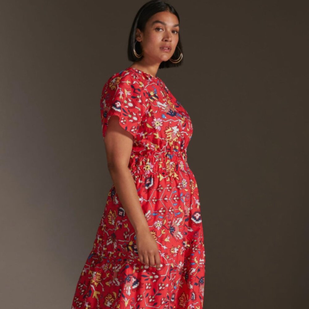 The Somerset Maxi Dress by Anthropologie  Plis Size 3X